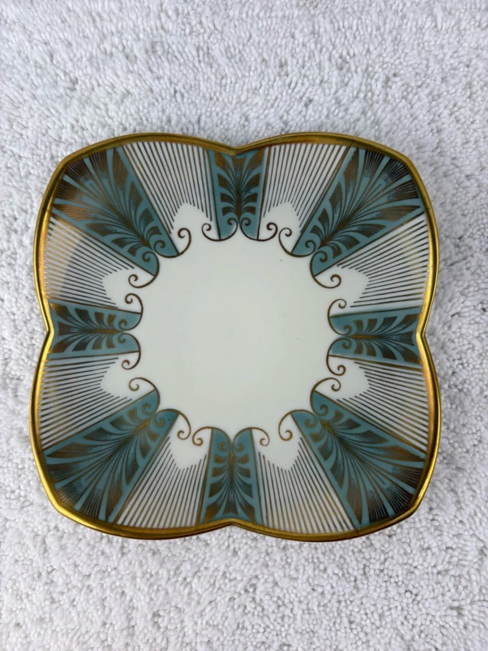 Vintage Alka Kunst Bavaria Porcelain Tea Cup/Saucer/Salad Plate Set